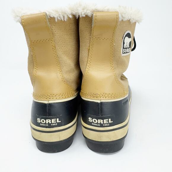Sorel Women's Tivoli Waterproof Winter Snow Tan Duck Boots 8.5 - Picture 4 of 7